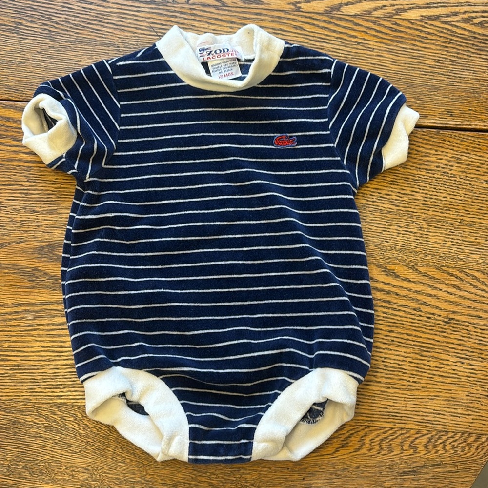 Vintage izod baby onesie 12 months